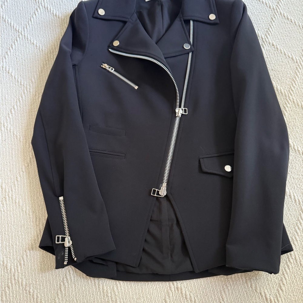 Veronica Beard Black Blazer with Silver Accents - Picture 2 of 6